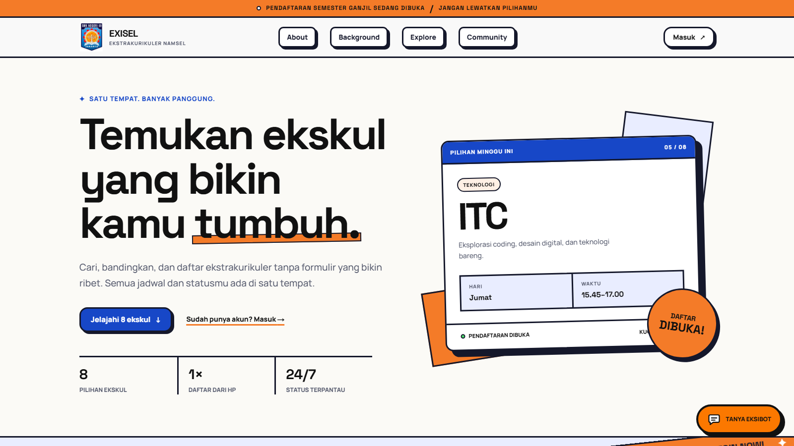Preview exisel.web.id